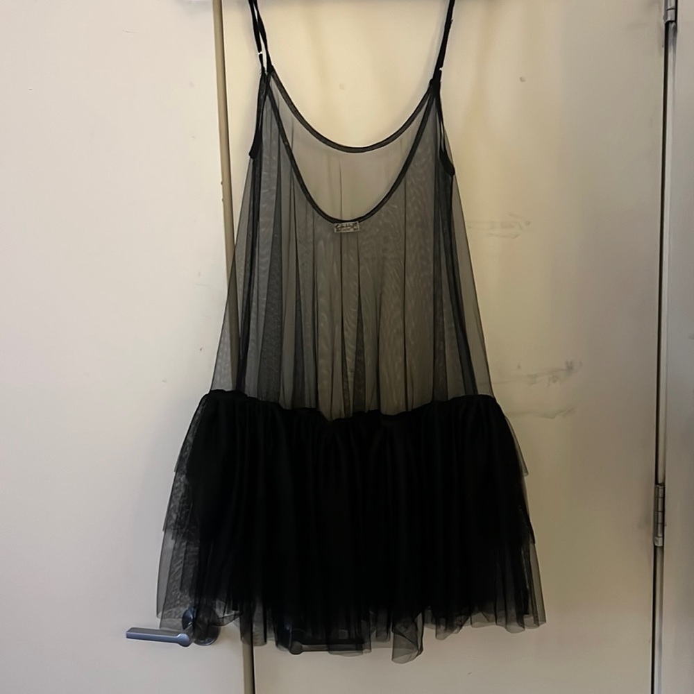 Free people mesh babydoll dress